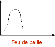 Figure 8 : Exemple de cycle de vie atypique : le feu de paille