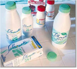 Les laits Silhouette de la gamme Candia