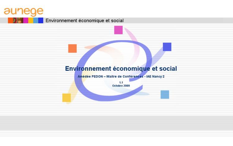 Accédez à la ressource pédagogique Environnement économique et social